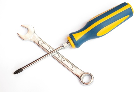 screwdriver on isolate background