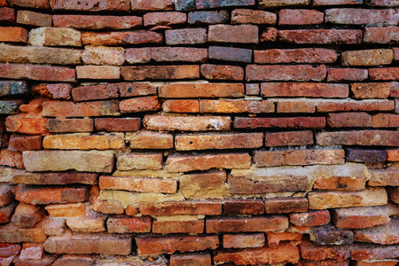 Background of old vintage brick wall
