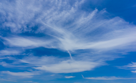 Clouds in the blue skyの写真素材