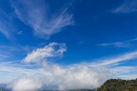 Blue sky and cloud in day