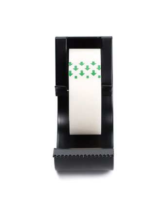 Tape dispenser isolated on white backgroundの写真素材