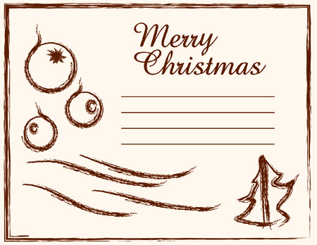 Card for Christmasのイラスト素材