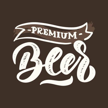 Beer premiumのイラスト素材