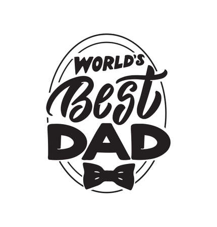 The quote and saying for Happy fathers day.のイラスト素材