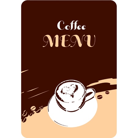 Template Coffee Menu Design のイラスト素材