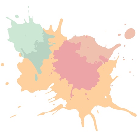 Paint Splats - Splashing Watercolor のイラスト素材