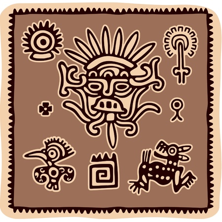 Set of Mexican Design Elements のイラスト素材