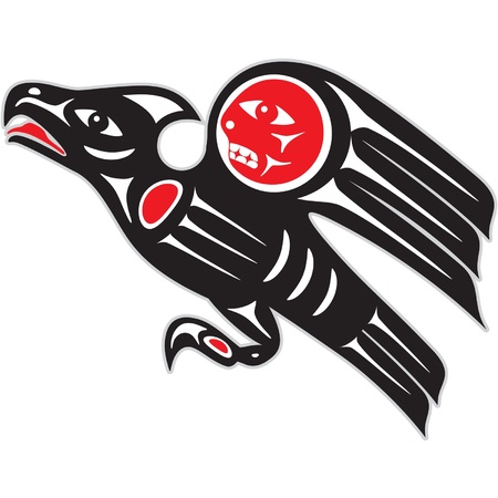 Eagle - Native American Styleのイラスト素材