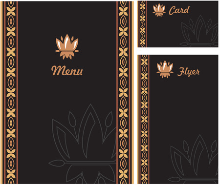 Restaurant or Cafe Menuのイラスト素材