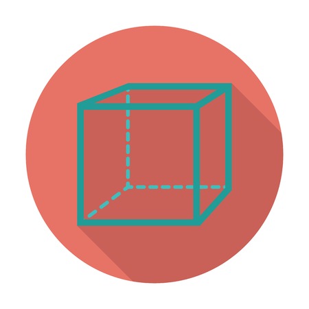 Geometric cube のイラスト素材