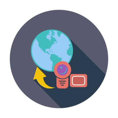 Upload video iconのイラスト素材