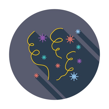 Serpentine. Single flat color icon. Vector illustration.のイラスト素材