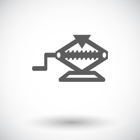 Jack. Single flat icon on white background. Vector illustration.のイラスト素材