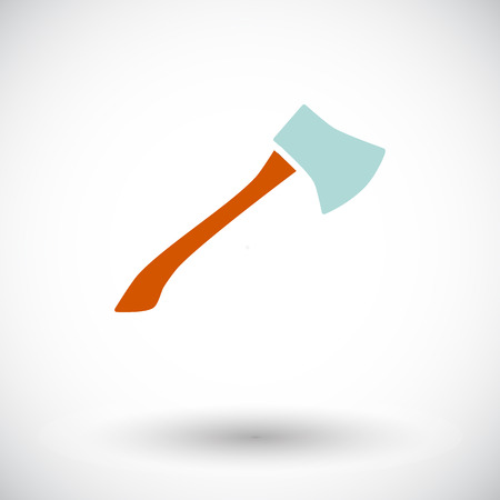 Axe. Flat vector icon for mobile and web applications. Vector illustration.のイラスト素材