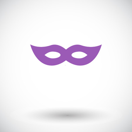 Mask. Flat vector icon for mobile and web applications. Vector illustration.のイラスト素材