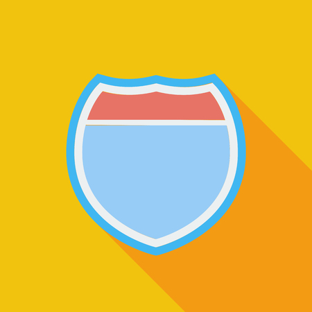 Road icon. Flat vector related icon with long shadow for web and mobile applications. It can be used as   pictogram, icon, infographic element. Vector Illustration.のイラスト素材