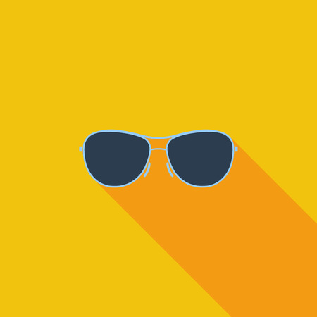 Sunglasses Icon Flat Vector Related Icon With Long Shadow For Web And Mobile Applications のイラスト素材 ストックフォト 写真素材のstock Foto ストックドットフォト