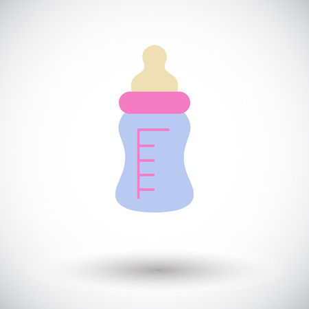 Feeding bottle icon. Flat vector related icon for web and mobile applications. It can be used as - logo, pictogram, icon, infographic element. Vector Illustration.のイラスト素材