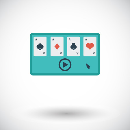 Video game icon. Flat vector related icon for web and mobile applications.のイラスト素材