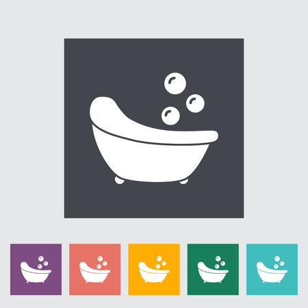 Bath icon. Flat vector related icon for web and mobile applications.のイラスト素材