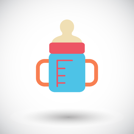 Feeding bottle icon. Flat vector related icon for web and mobile applications. のイラスト素材