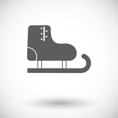 Racing skates. Flat vector related icon  for web and mobile applications.のイラスト素材
