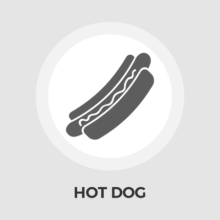 Hot Dog Iconのイラスト素材