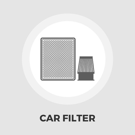 Automotive filter icon vector. Flat icon isolated on the white background. Editable file. Vector illustration.のイラスト素材