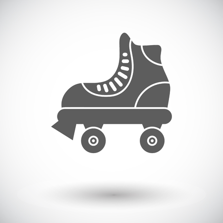 Roller skate icon. Flat vector related icon for web and mobile applications. It can be used as - logo, pictogram, icon, infographic element. Vector Illustration.のイラスト素材