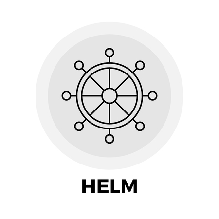 Helm icon vector. Flat icon isolated on the white background. Editable EPS file. Vector illustration.のイラスト素材