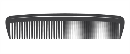 Comb isolated on a white background. Vector illustration.のイラスト素材