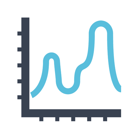 Line Diagram icon.のイラスト素材