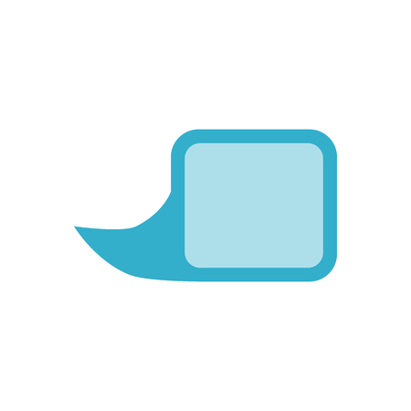 Speech Bubble Flat Related Icon. Isolated on White Background. Trendy Flat Style.のイラスト素材