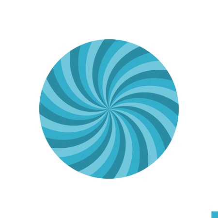 Abstract Circle Related Flat Icon. Isolated on White Background. Trendy Flat Style.のイラスト素材
