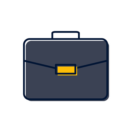 Briefcase Related Vector Icon. Isolated on White Background.のイラスト素材
