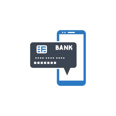 On Payment related vector glyph icon.のイラスト素材