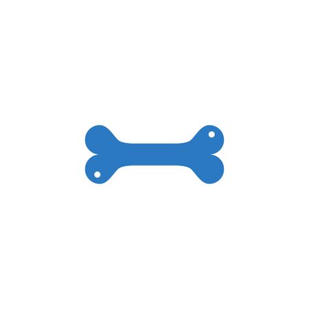 Bone related vector glyph icon.のイラスト素材
