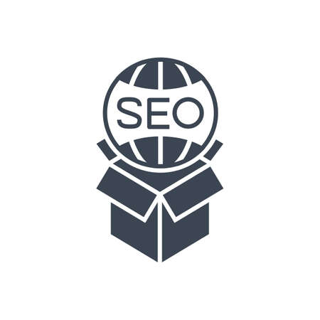 Services Packages Vector Glyph Iconのイラスト素材