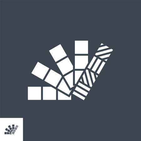 Colors Line Vector Glyph Iconのイラスト素材