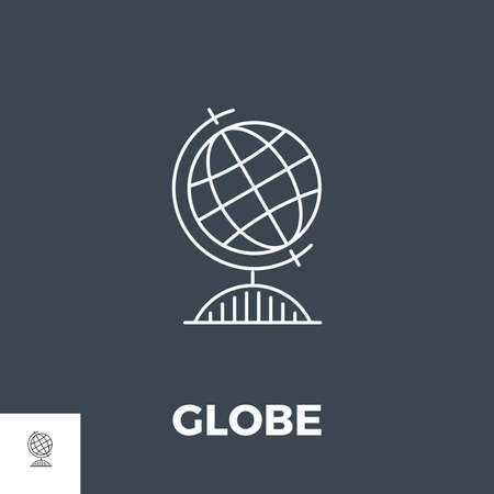 Globe Icon Vector.のイラスト素材