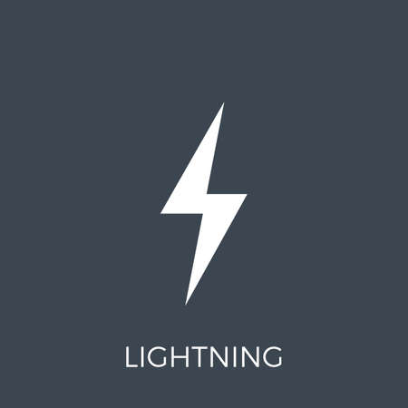 Lightning Vector Icon