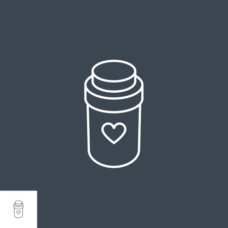 Pills Bottle Vector Icon