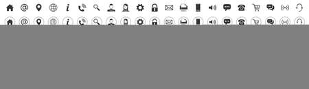 Business Card Icons.のイラスト素材