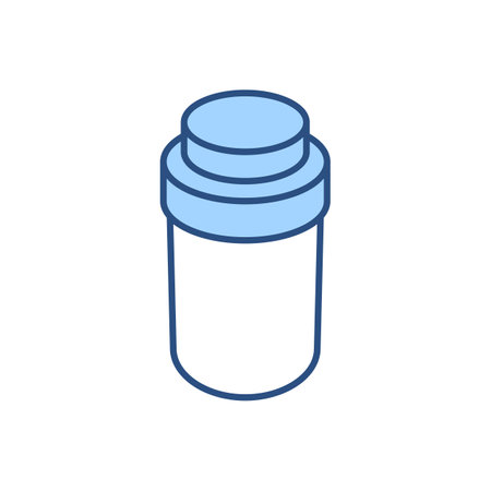 Pills Bottle Related Vector Icon. Drugs. Pills Bottle Sign Isolated on White Backgroundのイラスト素材