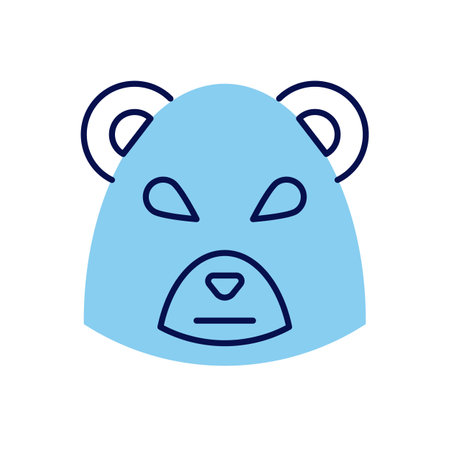Bear Market related vector icon. Isolated on white background. Vector illustrationのイラスト素材