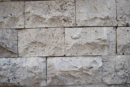 Background foBrick texture with soft lightr designers antique brick texture in bright colors. Brick wall texture in daylight. Many bricks. A series of photographs of wall textures. Pastel color brickの写真素材