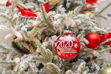 New Year's interior. Christmas tree. Christmas. Christmas tree. gifts and toys under the Christmas tree. Christmas decorations. Luxury. New Year's toys Christmas tree gifts. beautiful interiors.の写真素材