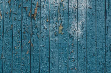 Vintage painted wooden background. Wooden texture blue. Texture of Wood blue panel for backgroundの写真素材