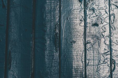 Vintage painted wooden background. Wooden texture blue. Texture of Wood blue panel for backgroundの写真素材