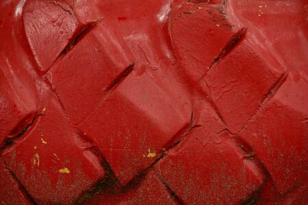 Tire wheel texture backround, red. Red rubber wheel texture. Red rubber background for designers.の写真素材